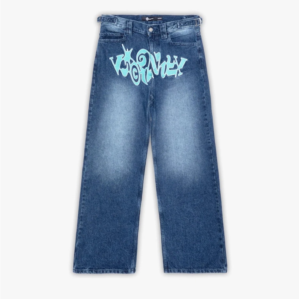 Unisex Vicinity Embroidered Jeans